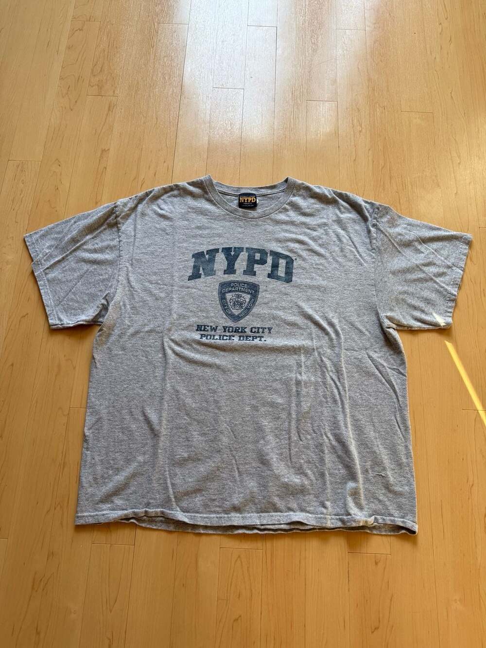 NYPD Gray Short Sleeve T-Shirt